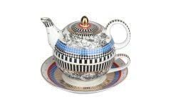 Lucky Art Maggey Bone Tek Kısılık Demlık & Fıncan Setı