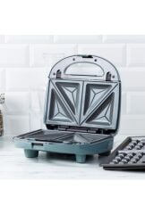 Greenpan Greenlife Waffle Panini Tost Makinesi -750W Turkuaz