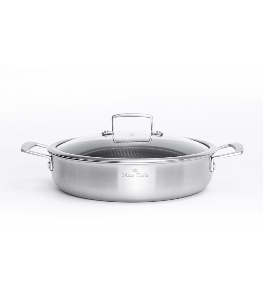 Maxx Doria Steel Fusion 24 Cm Kısa Tencere