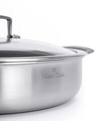 Maxx Doria Steel Fusion 24 Cm Kısa Tencere