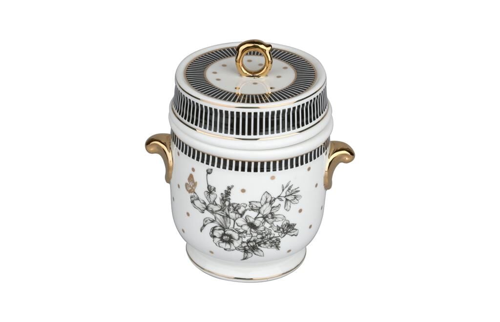 Lucky Art Maggey Bone Kulplu Kavanoz 16Cm