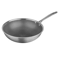 LEGGNO ELITE PRO 30cm 3ply honey-comb wok tava