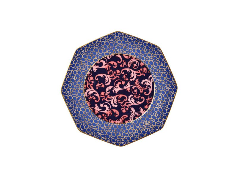 Tea Delight Blooming Baroque Mor Tekli Ekmek Tabağı 17cm