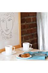 Koleksiyon Mislina Çay Fincanı 6'Lı Set Sade