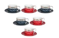 Lucky Art Lancelot Bone 6Lı Cay Fıncanı Setı