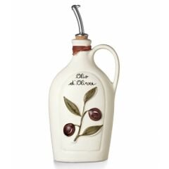 Nuovacer - Vintage Zeytin Kabartmalı Yağlık v2 750ml