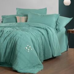 Sarev Mood Comfort Candy Çift Kişilik Nevresim Takımı Yeşil