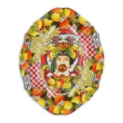 Baci Milano Sicily 7 Parça Meze Tabağı Turuncu