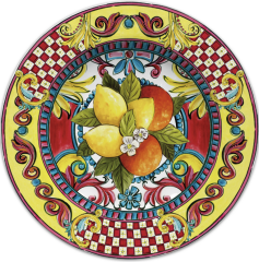 Baci Milano Sicily Tekli Yemek Tabağı Turuncu 27,5cm