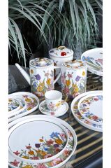 Lucky Art Olivia Bone 2'Li Oval Servis Tabağı 21 Cm