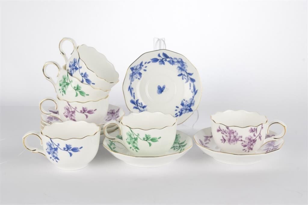 Mikasa Moor Leaf Elegance 6lı Kahve Fincan Seti 90cc