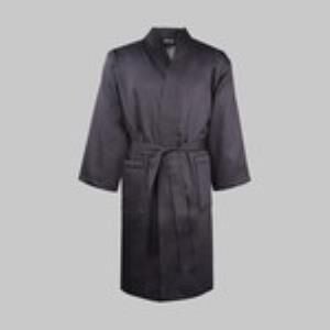 Sarev Monochrome Bornoz, Dark Gray,XL