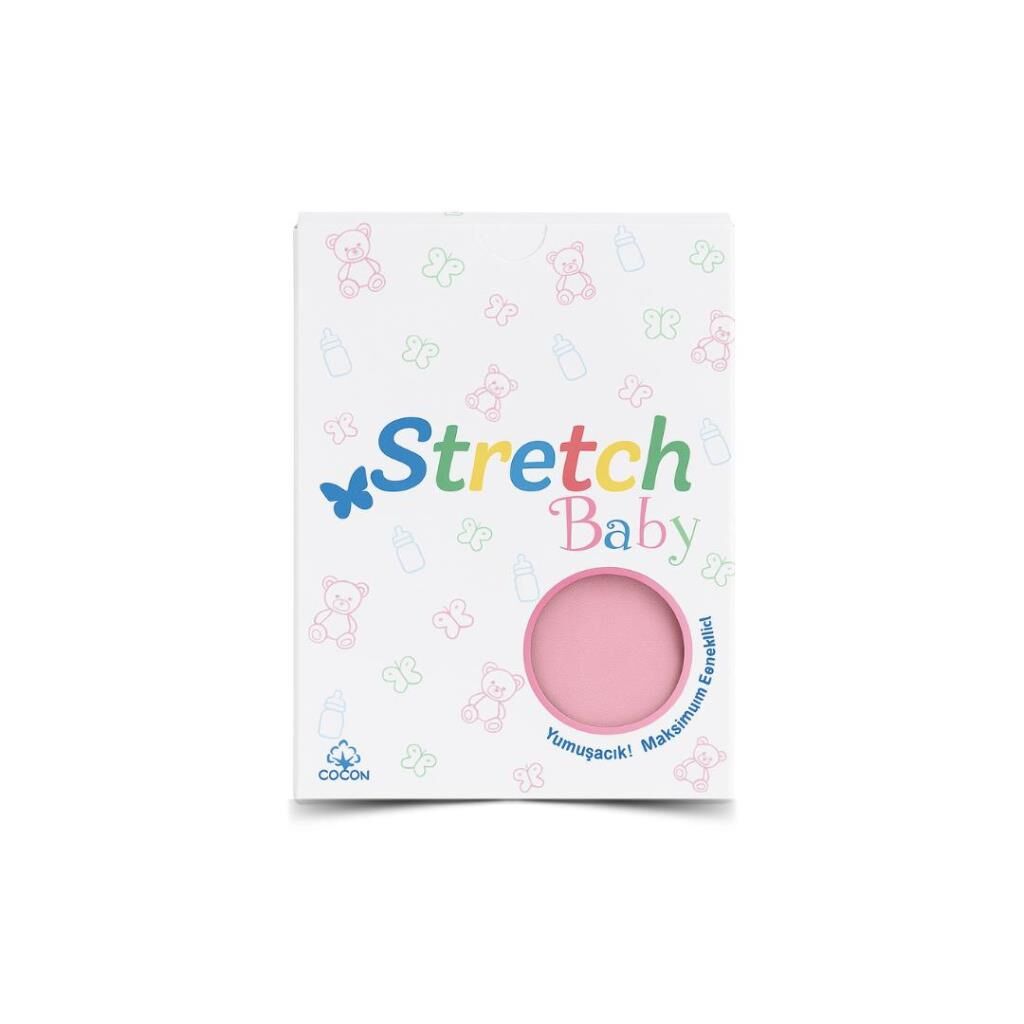 Stretch Bebek Lastikli Çarşaf Pembe