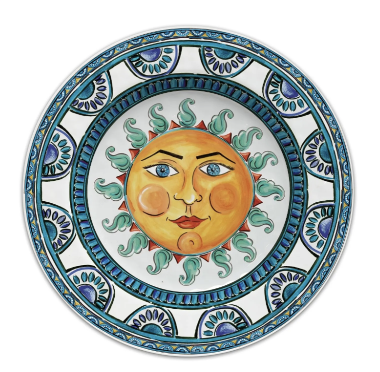 Baci Milano Sicily Tatlı Tabağı Mavi 21cm