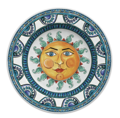 Baci Milano Sicily Tatlı Tabağı Mavi 21cm