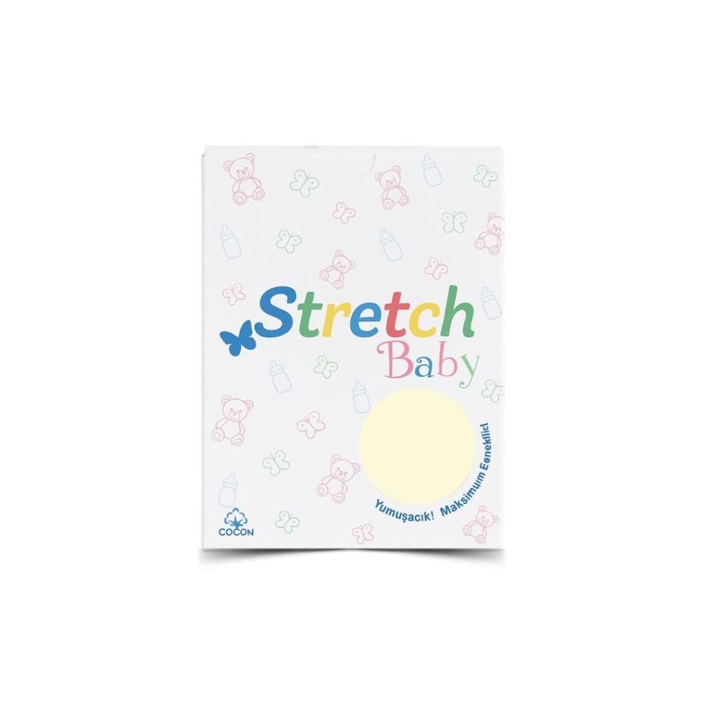 Stretch Bebek Lastikli Çarşaf Krem
