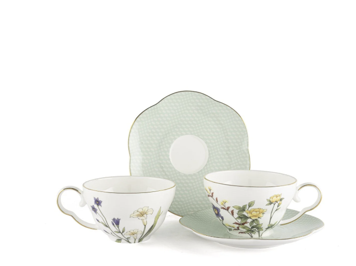 Mikasa Moor Eternal Flowers 2li Çay Fincan Seti 160cc