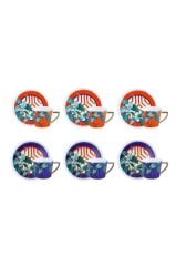 Lucky Art Marian Bone Kahve Fincanı 6'Lı