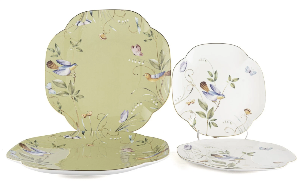 Mikasa Moor Green Garden 2 Servis 25cm+2 Tatlı 19cm 4 lu set