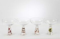 Mikasa Moor Flower 4lü Cam Dondurmalık