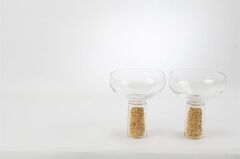 Mikasa Moor Gold Simli 4lü Cam Dondurmalık