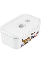Zwilling Fresh & Save Vakumlu Yemek Taşıma Kabı, M, Plastik, Beyaz-Gri Dino