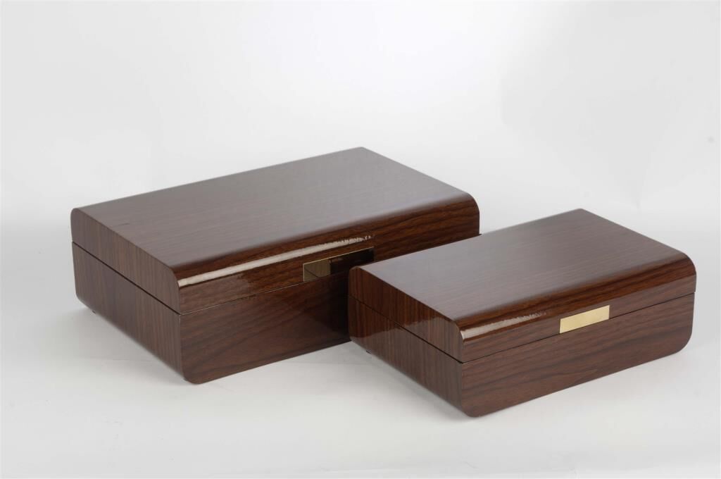Mikasa Moor 2 li Ahşap Gold Dek Kutu 24x16x8cm30x20x10cm