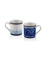 Joy Carmen Blue Banube 2Lı Kupa Seti 9X9Cm