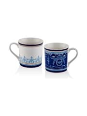 Joy Carmen Blue Banube 2Lı Kupa Seti 9X9Cm