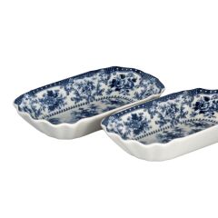 Lucky Art Florantine 17cm 2Li Sunum Tabak Seti Mavi