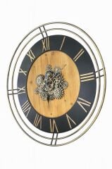 Mikasa Moor Gold Siyah Mekanizmalı Saat 100x100cm