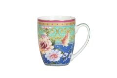 Lucky Art Camellia New Bone China Porselen Ayaklı Kupa 400 ml