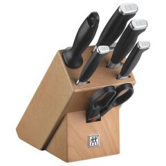 Zwilling Twın Four Star Iı Blok Bıçak Seti | Özel Formül Çelik | 7-Parça