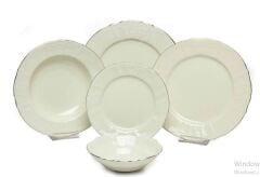 Bernadotte Platin 77 Parça Yemek Takımı