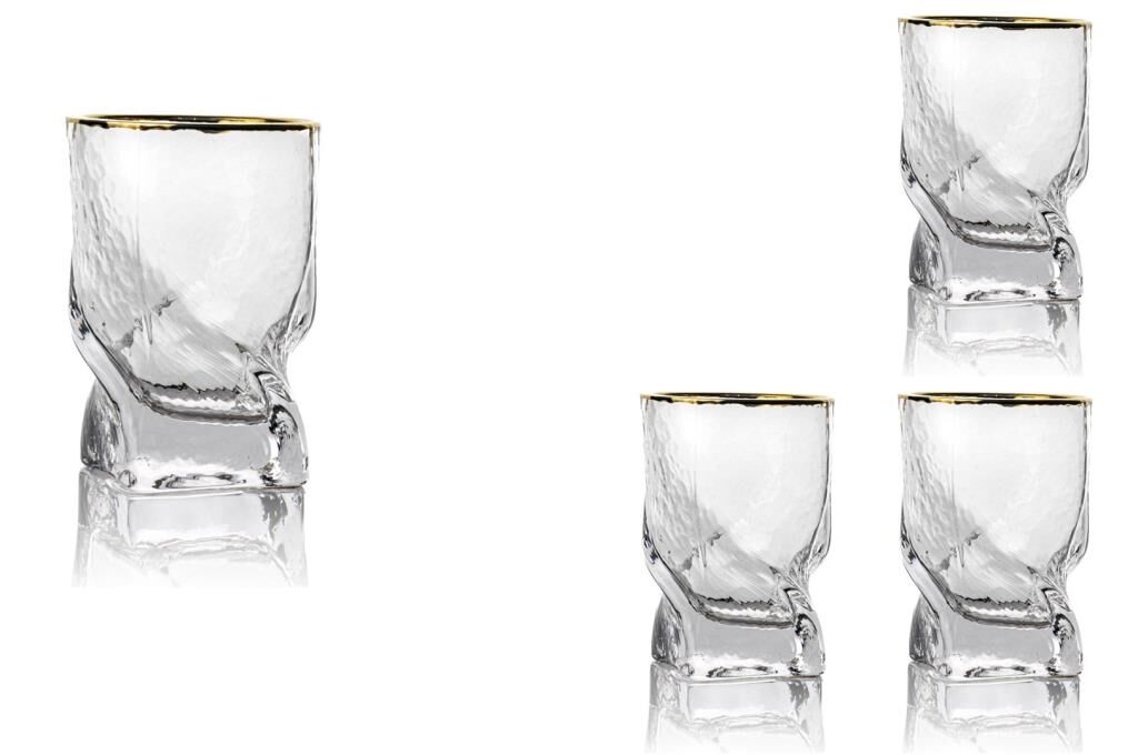 Mikasa Moor Twist Gold 4lü Meşrubat Bardağı 280ml