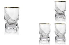 Mikasa Moor Twist Gold 4lü Meşrubat Bardağı 280ml