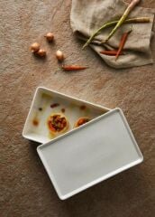 Be Original Pera 28Cm  Dikdörtgen Kapaklı Fırın & Saklama Kabı