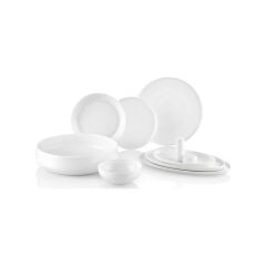 Koleksiyon Sufi 55 Parça 12 Kişilik Yemek Takımı Sade