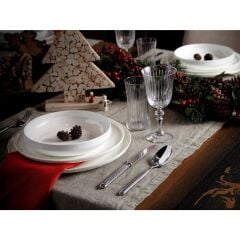 Koleksiyon Sufi 55 Parça 12 Kişilik Yemek Takımı Sade