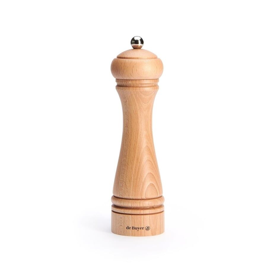 De Buyer Baharat Değirmeni Naturel Ahşap 21 cm