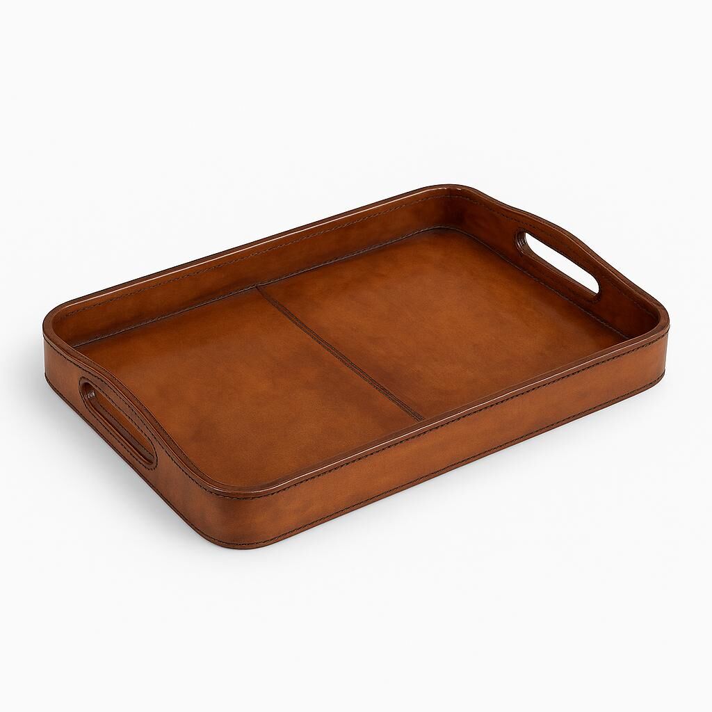Lamedore Taba Rengı Büyük Derı Tepsı 46X36Cm