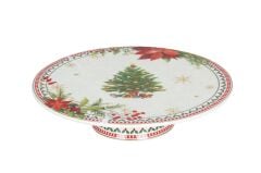 Lucky Art Merrılyn New Bone China Porselen Ayaklı Kek Standı