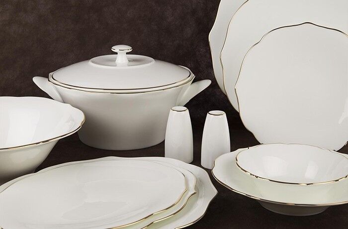 Mikasa Moor Bellini Gold 72 Parça Yemek Takımı 12 Kişilik