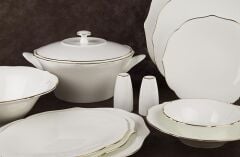 Mikasa Moor Bellini Gold 72 Parça Yemek Takımı 12 Kişilik