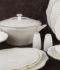 Mikasa Moor Bellini Gold 72 Parça Yemek Takımı 12 Kişilik