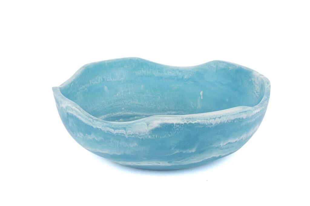 Mikasa Moor Mavi Beyaz Kase 28x10cm