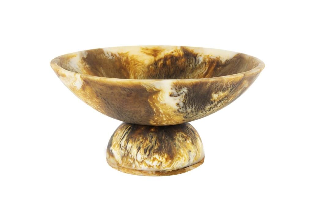 Mikasa Moor Kahve Beyaz Ayaklı Kase 33x16cm