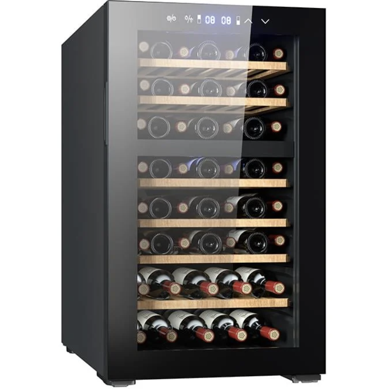 Berfmann Çift Bölmeli Şarap Dolabı ve Soğutucu (52 Şişelik)