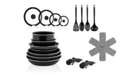 Leggno All-In-One Dıamond Pro Seramik Aıo2252Set23 23 Parça Tencere Seti