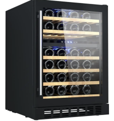 Berfmann Tezgah Altı Çift Bölmeli Şarap Dolabı (46 Şişelik)